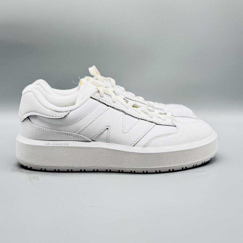 New Balance Shoes Womens 10 White Leather CT302 Low Top Casual Walking Sneakers
